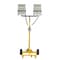 Bulldog Portable 600W LED Light Tower w/ Cart, 105,000 Lumens, 6.5ft-9ft Adj. Height, 6 LED Swivel Banks P11600 - alternate 1